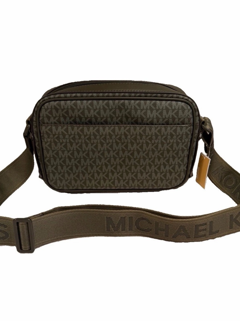 Michael Kors Maeve Olive MK Monogram Crossbody Belt Bag
